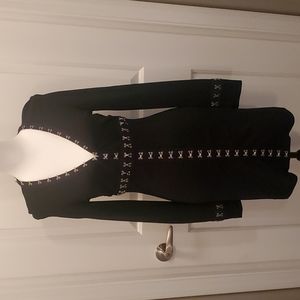 Nicole Miller silver hook dress